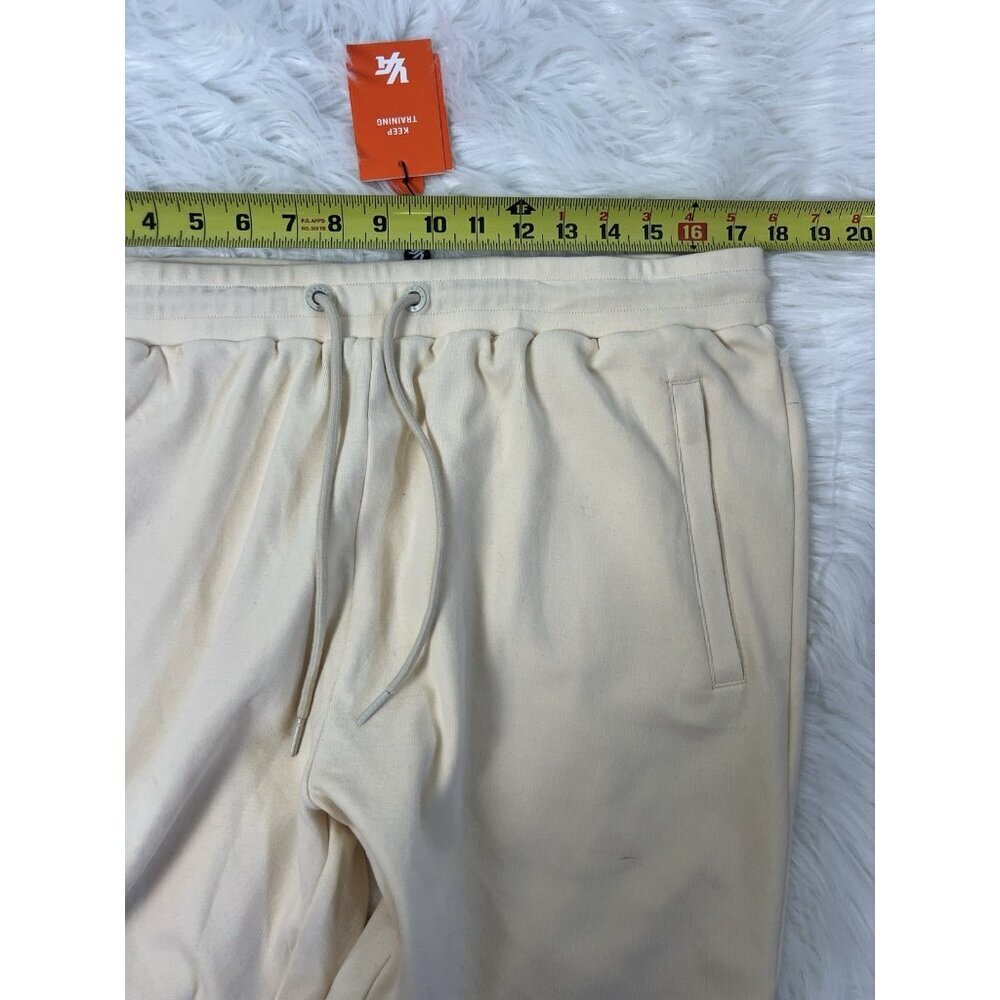 YoungLA Perfect Shorts 118 Men’s 2X Cream White Athletic Sweats Pockets 5” NWT - Picture 5 of 10